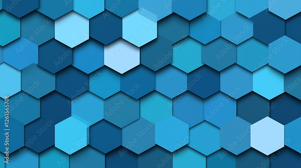Aqua Blue Hexagon Pattern Geometric Graphic Design Background for Digital Art and Modern Decoration Aqua Blue Hexagon Pattern Geometric Graphic Design Background for Digital Art and Modern Decoration