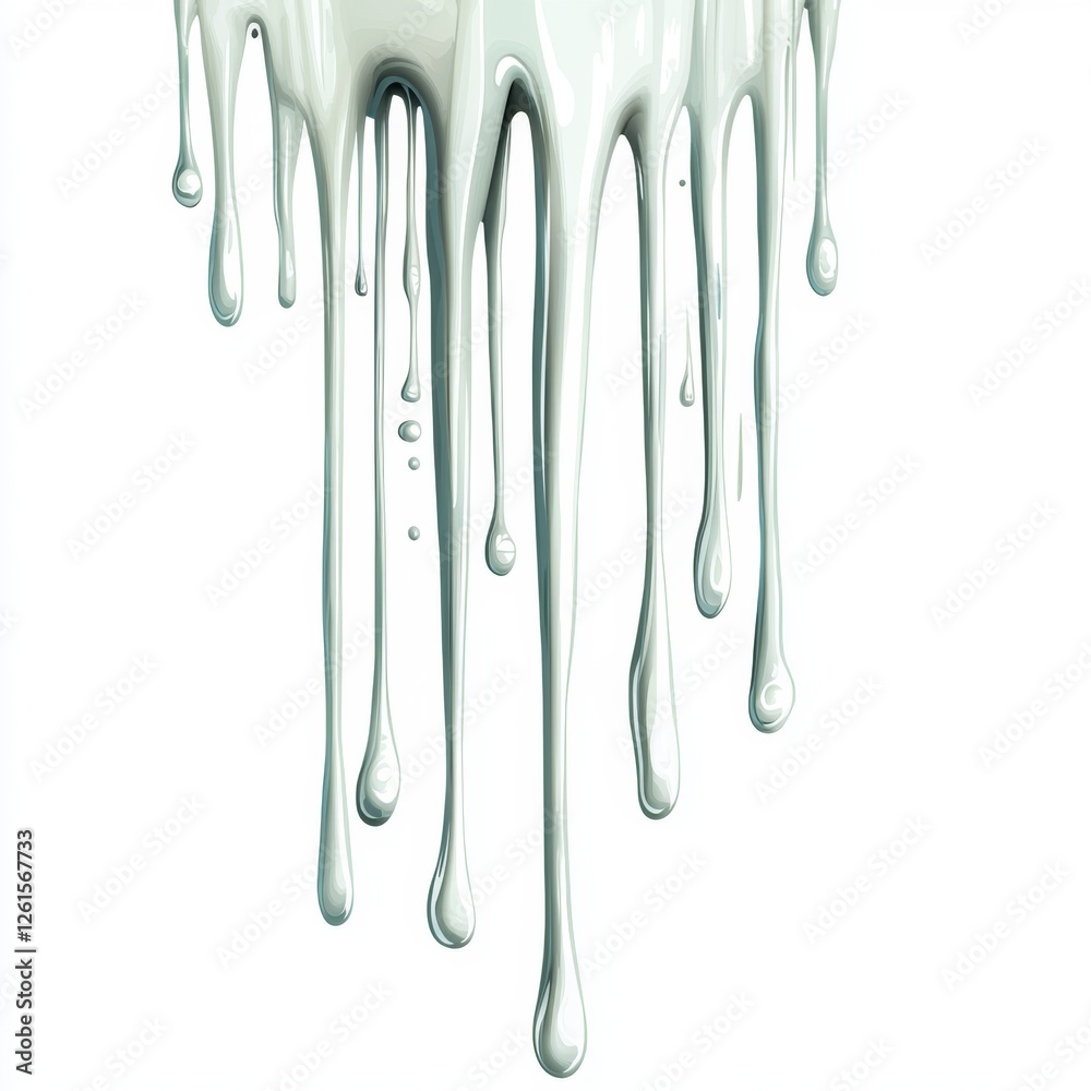 Abstract Dripping Paint Texture on a White Background for Creative Projects Abstract Dripping Paint Texture on a White Background for Creative Projects