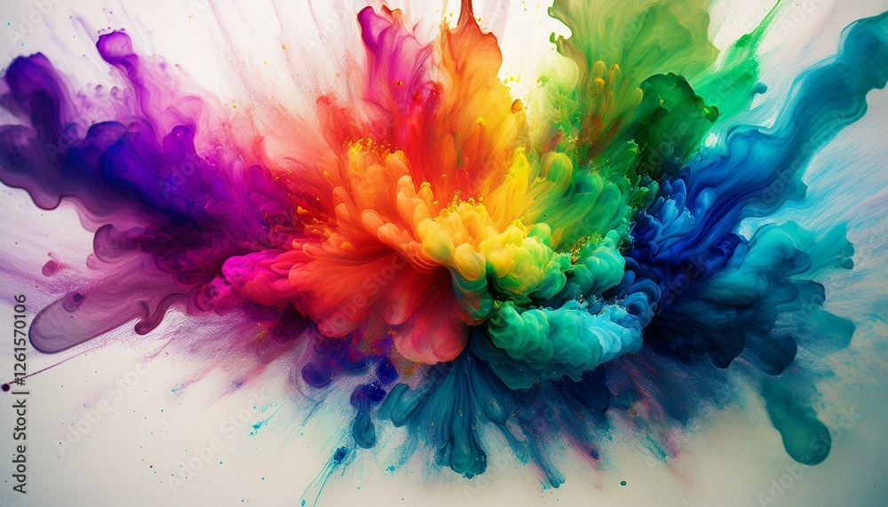 Fototapeta premium Experience the joy of creating with ink. 