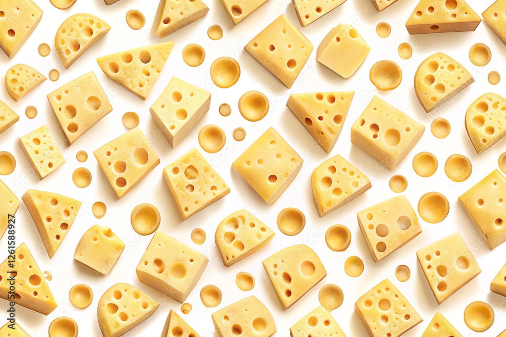 Swiss cheese pieces, background, white, food, pattern, texture, design, culinary, website Swiss cheese pieces, background, white, food, pattern, texture, design, culinary, website