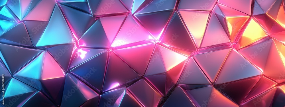 Vibrant Geometric Patterns in Iridescent Tones: A Modern Abstract Art Exploration Vibrant Geometric Patterns in Iridescent Tones: A Modern Abstract Art Exploration
