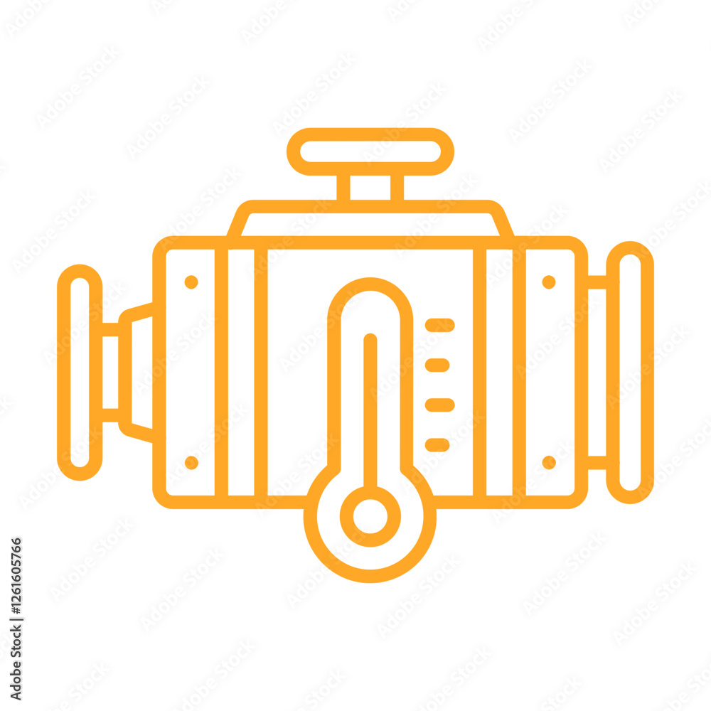 Obraz premium Temperature Icon