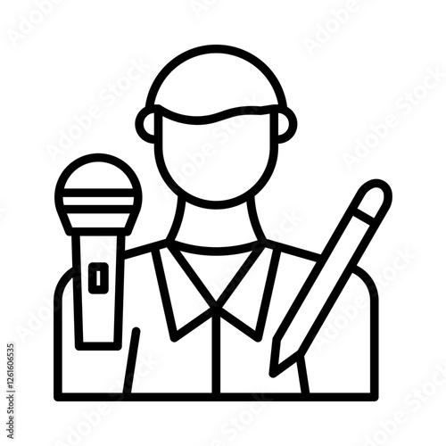 Journalist Icon