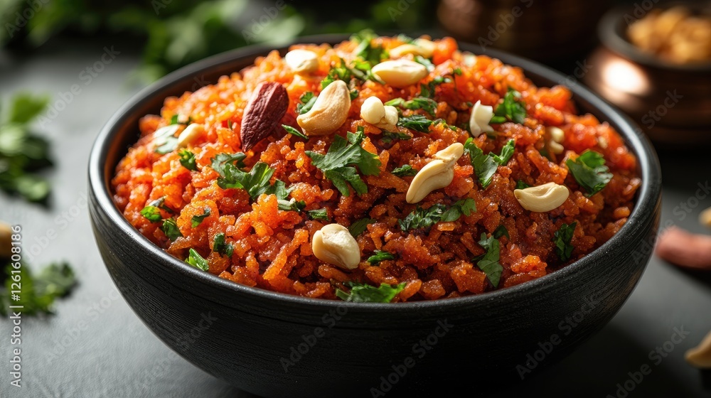 Sweet carrot rice bowl, nuts, herbs, kitchen, food blog Sweet carrot rice bowl, nuts, herbs, kitchen, food blog