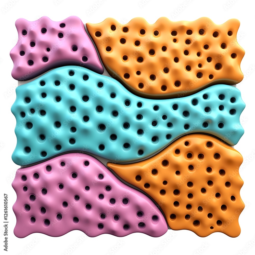 Abstract Colorful 3D Geometric Pattern Abstract Colorful 3D Geometric Pattern