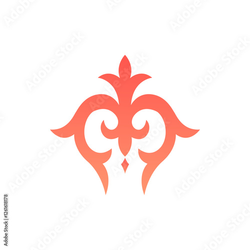 Traditional ethnical decorative element from Kyrgyzstan
