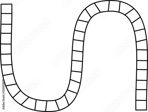 board game path outline