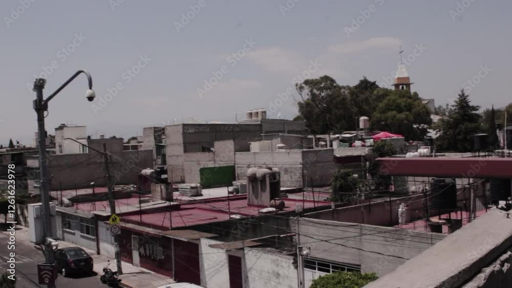 Plano desde azotea donde fue visible el eclipse solar de la ciudad de México.
Plano desde azotea donde fue visible el eclipse solar de la ciudad de México.