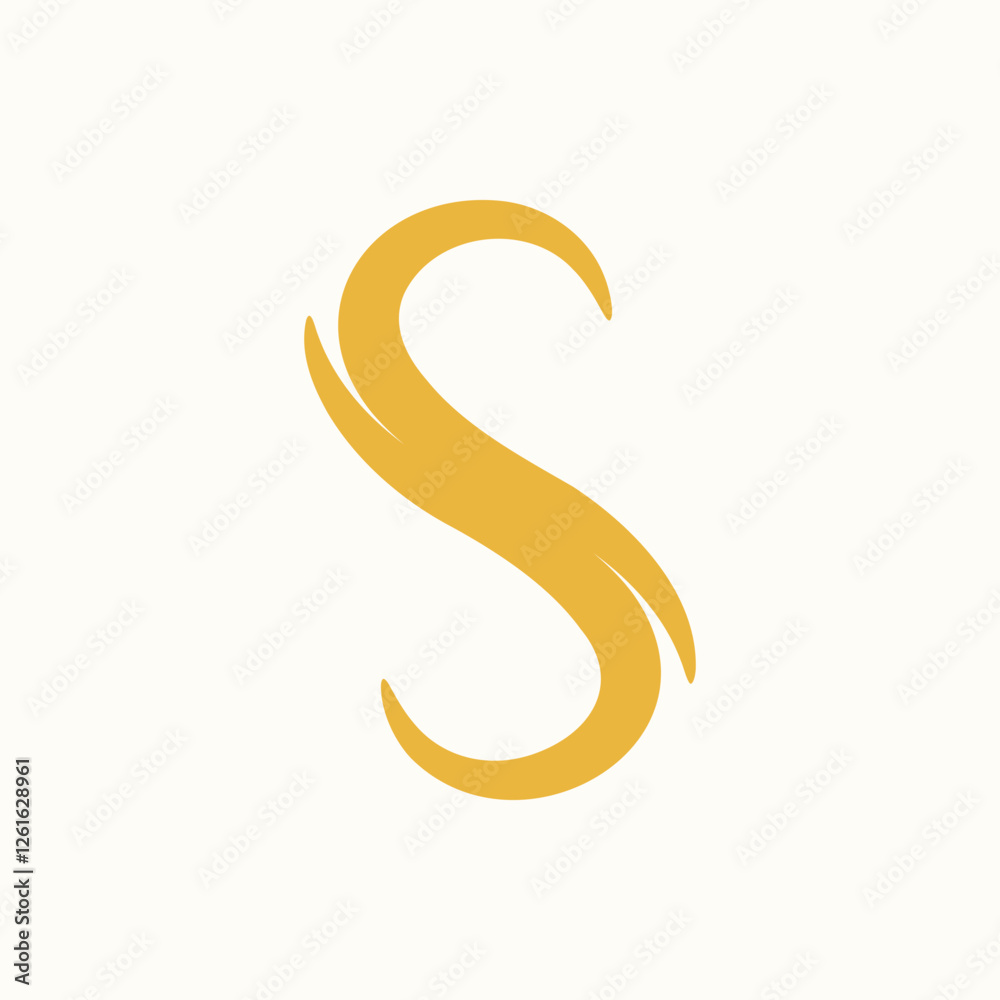 Initial letter S luxury logo design Initial letter S luxury logo design