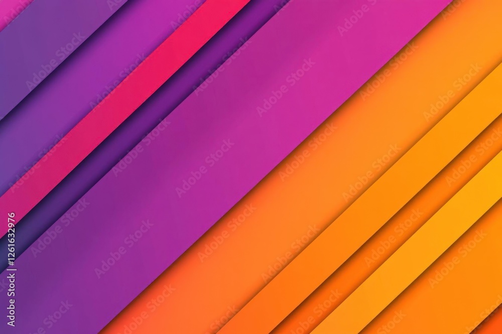 Obraz premium Colorful Stripes Create Dynamic Diagonal Pattern with Modern Design Theme