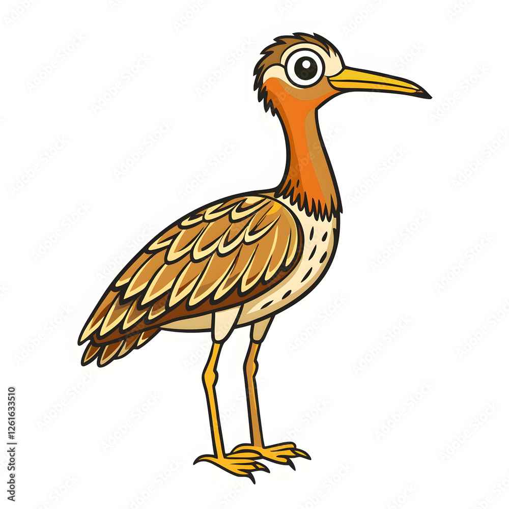 Fototapeta premium heron isolated on white