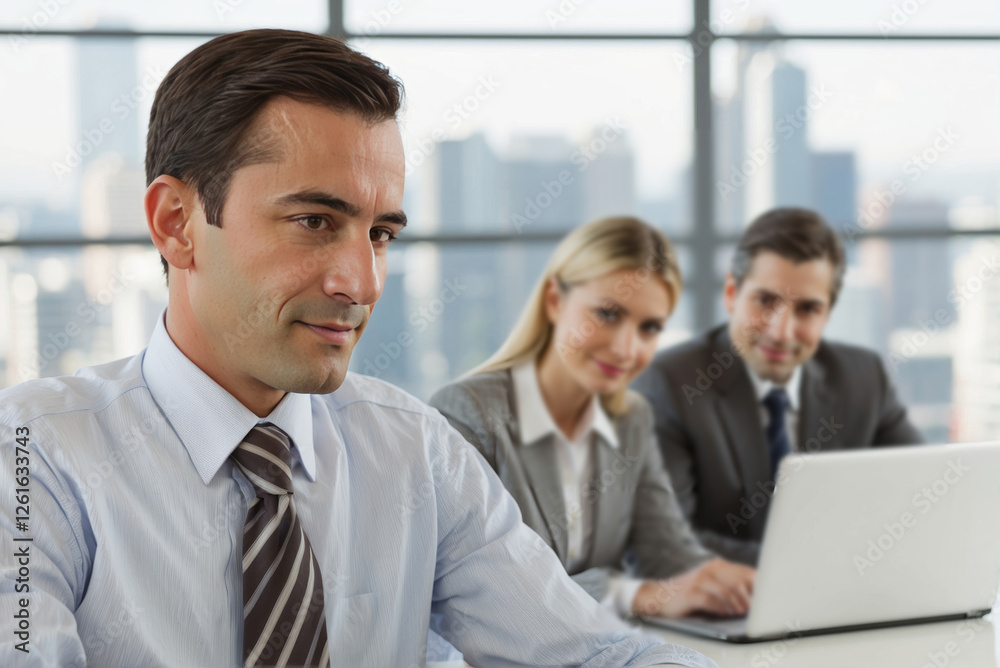 Three Businesspeople Three Businesspeople