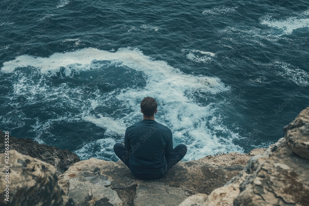A peaceful scene of someone meditating by the ocean, symbolizing addiction recovery. A peaceful scene of someone meditating by the ocean, symbolizing addiction recovery.