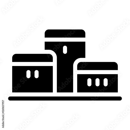 podium glyph icon