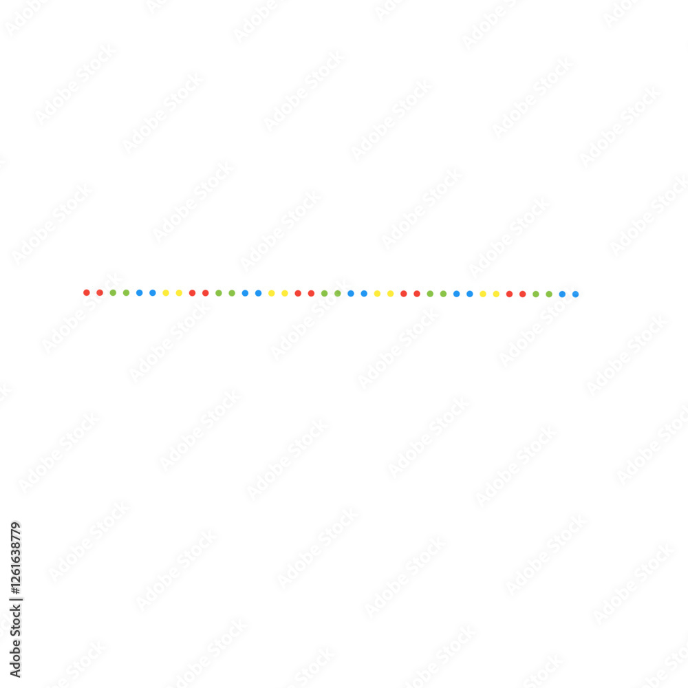 colorful dotted line elements colorful dotted line elements