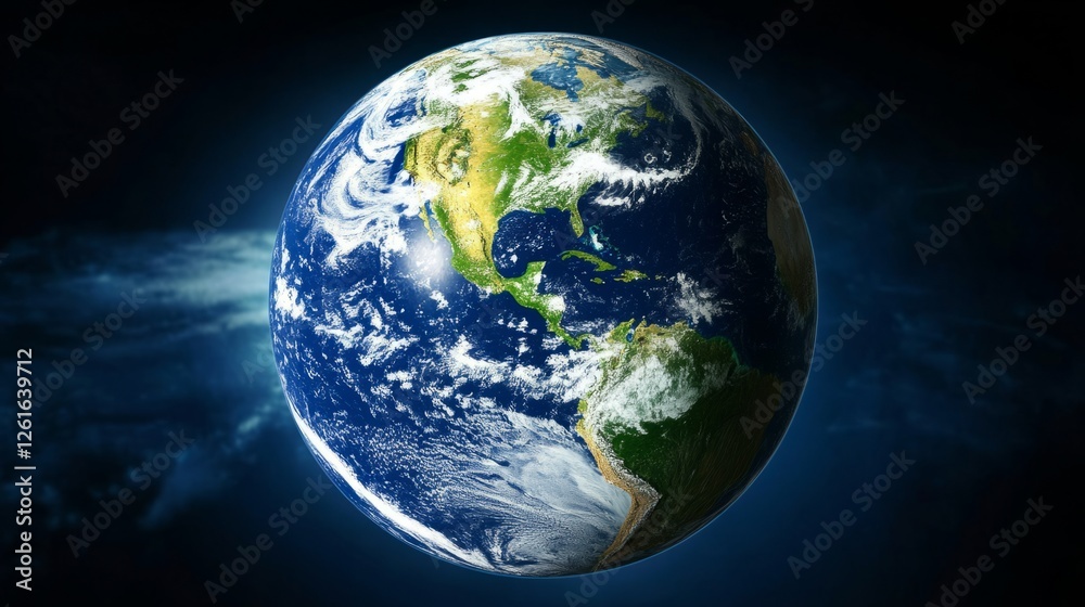 Globe showcasing six continents, representing global unity and earth science exploration. Globe showcasing six continents, representing global unity and earth science exploration.