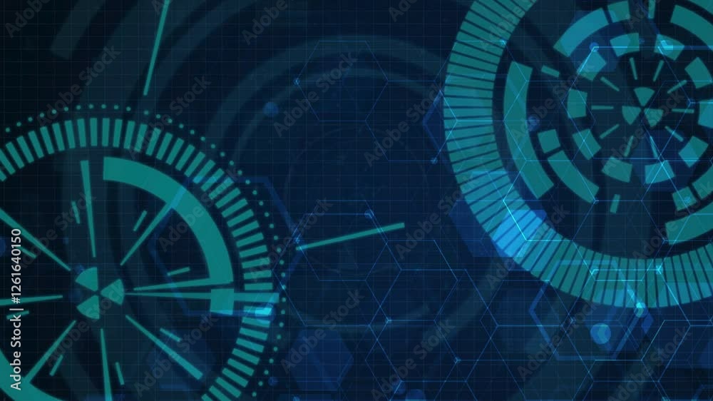 abstract blue technology background