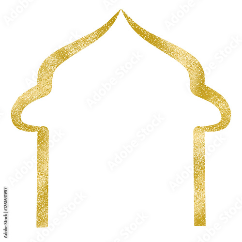 Golden Frame for Ramadan