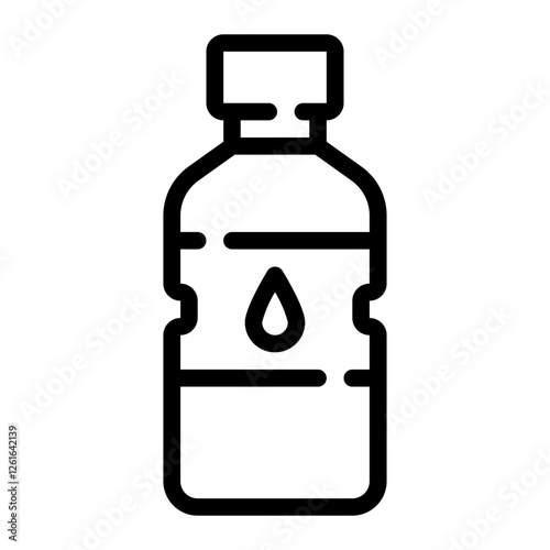 mineral water line icon