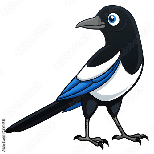 blue bird vector illustration