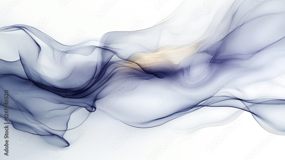 Abstract swirling fabric flows gracefully light background. AI Generated Abstract swirling fabric flows gracefully light background. AI Generated