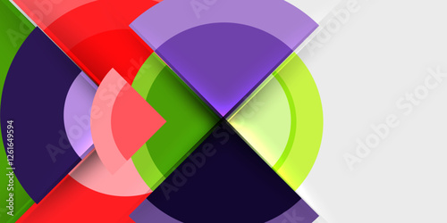 Target circle geometric abstract shapes. Vector Illustration For Wallpaper, Banner, Background, Card, Book Illustration, landing page
