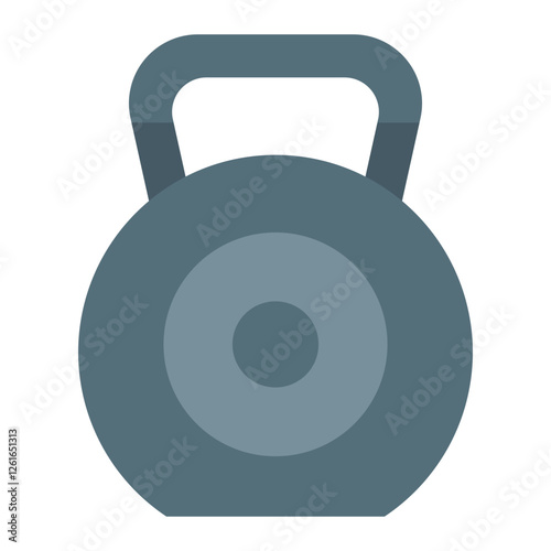 Kettlebell icon. Vector illustration. Symbols of strength and conditioning