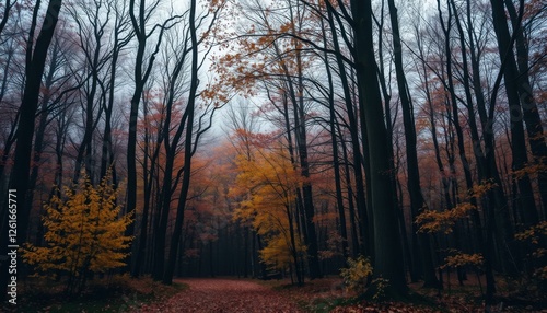 morning in the forest