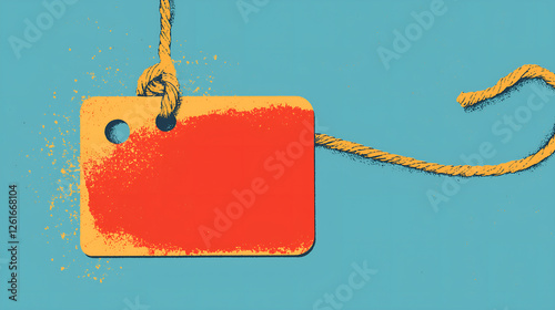 Retro-Inspired Price Tags with Vibrant Colors and Classic Design