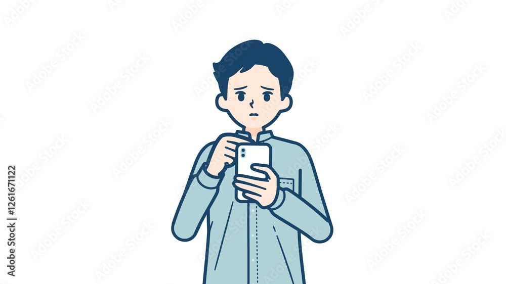stand collar shirt man_smartphone trouble_with alpha channel.mov stand collar shirt man_smartphone trouble_with alpha channel.mov