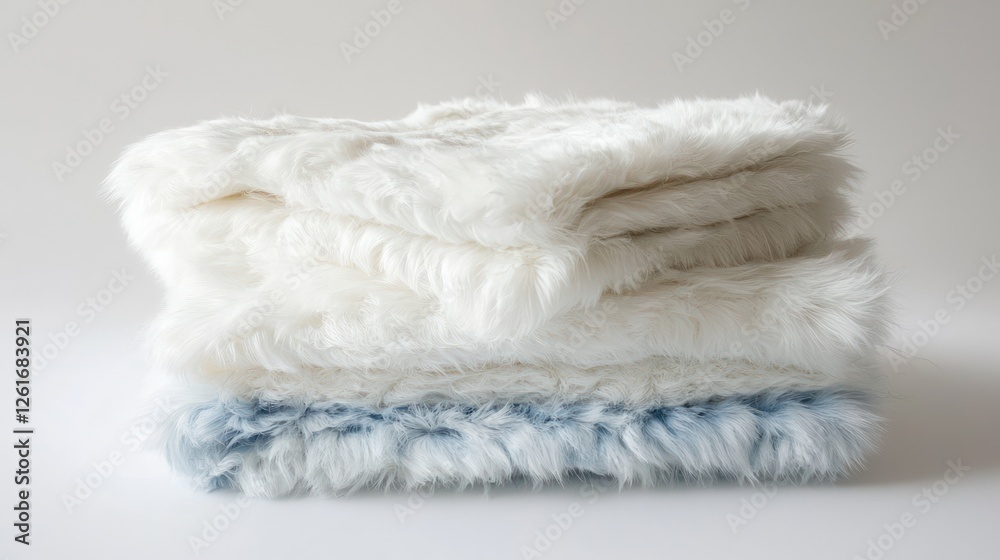Subtle blue undertones and layered textures enrich this bright white fur, softly detailed. Subtle blue undertones and layered textures enrich this bright white fur, softly detailed.