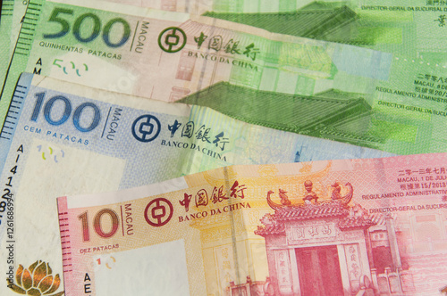 the patacas macau currency photo