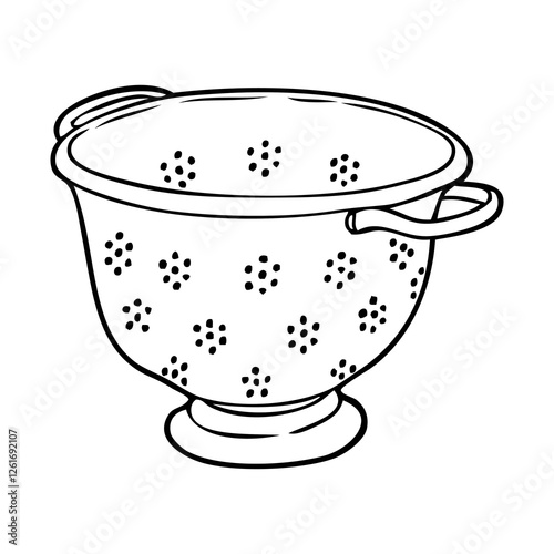 ceting rice container sketch vector illustration
