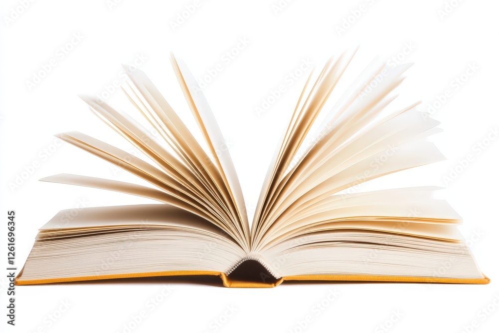 Open book pages turning Open book pages turning