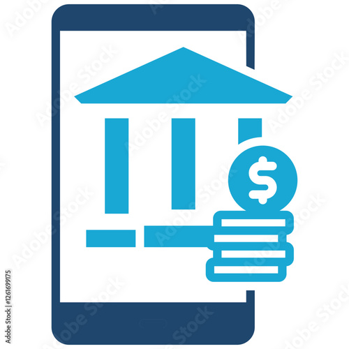 Mobile Banking Icon