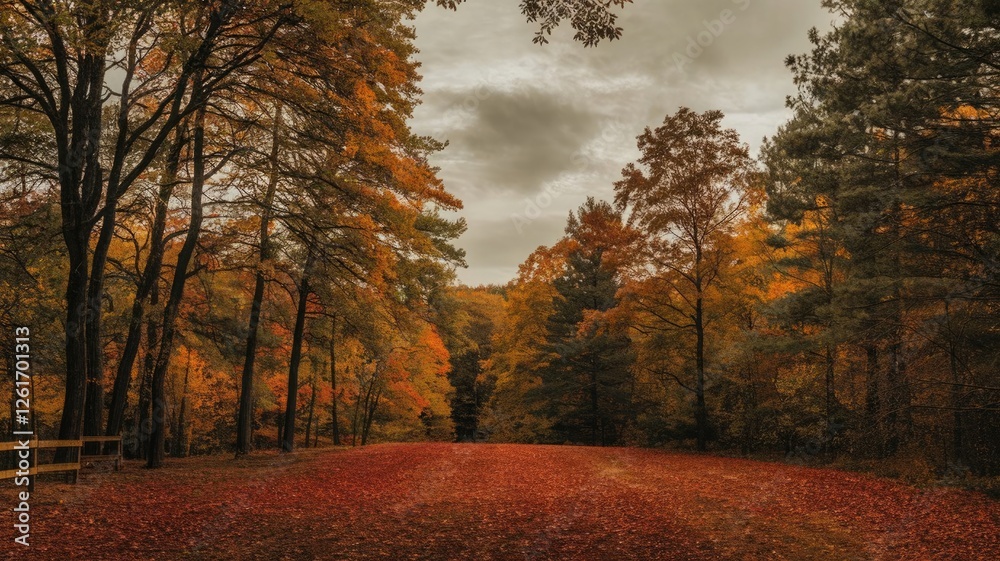 Fototapeta premium autumn in the woods