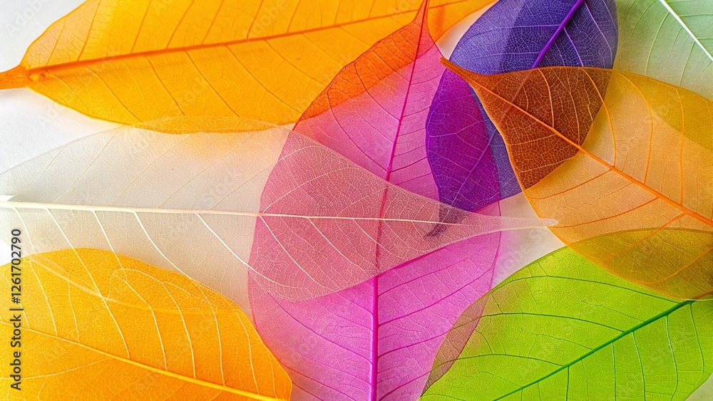 Skeleton frame leaf abstract background. Modern minimal colorful abstract leaf background Skeleton frame leaf abstract background. Modern minimal colorful abstract leaf background