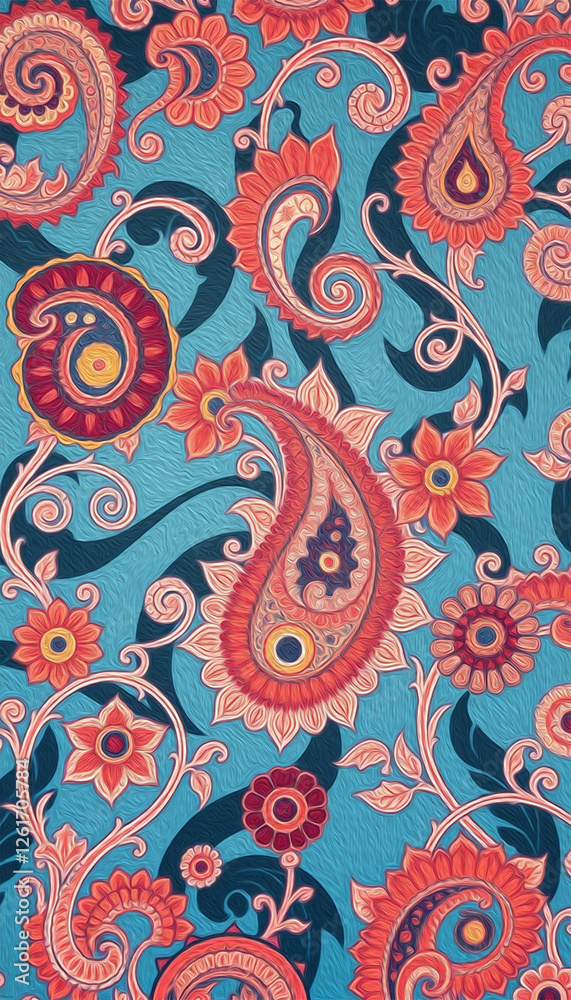 Fototapeta premium Pattern for fabrics, covers, leaflets, business cards, Happy Birthday cards, Wedding Invitations, for use in graphics