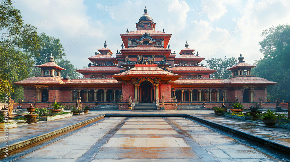 The grand architecture of the Kamakhya Temple in Assam The grand architecture of the Kamakhya Temple in Assam