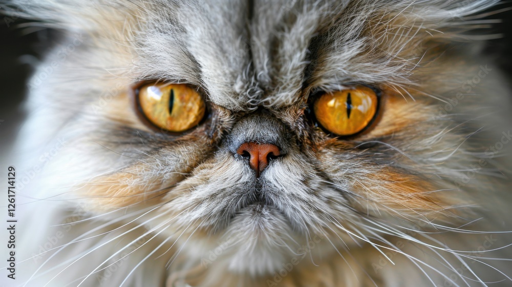 Fluffy Cat Fur: Dense and velvety, the fluffy coat of a cat invites petting and admiration, providing a soft, comforting touch and warmth with every stroke.
Fluffy Cat Fur: Dense and velvety, the fluffy coat of a cat invites petting and admiration, providing a soft, comforting touch and warmth with every stroke.