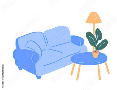 interior of a comfortable cosy living room