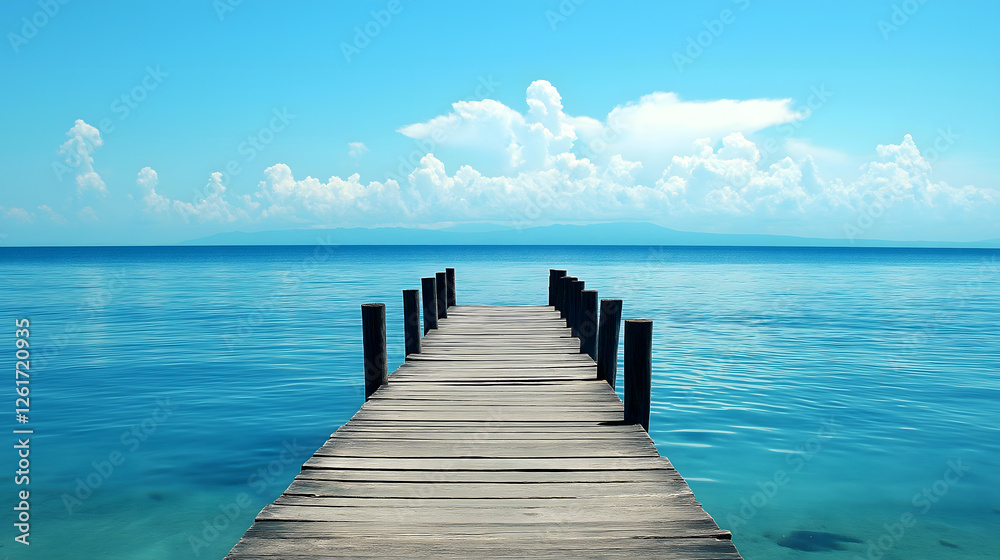 Obraz premium Wooden Pier 