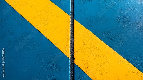 Yellow & Blue Paint

