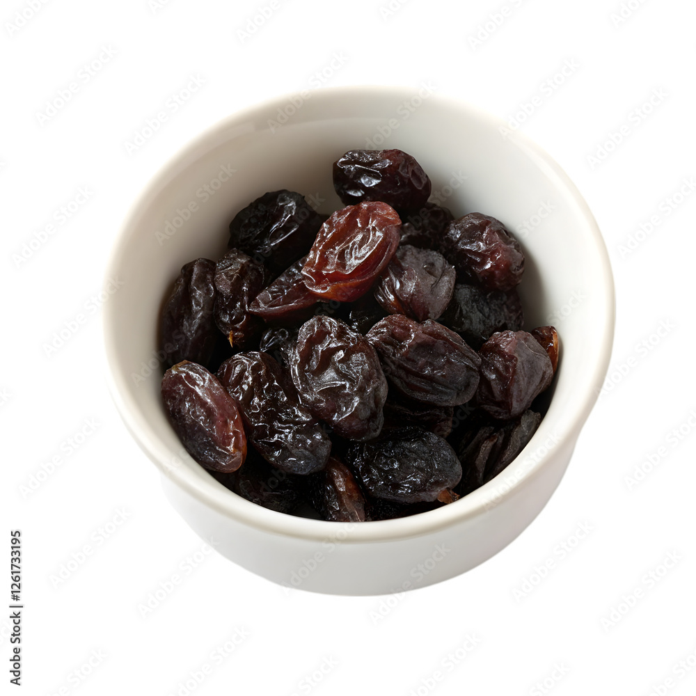 raisins in a bowl