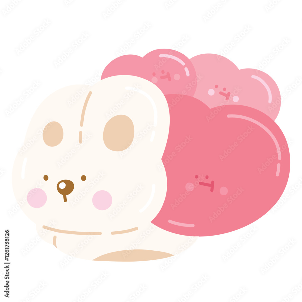 Cute Rabbit with Heart Cute Rabbit with Heart