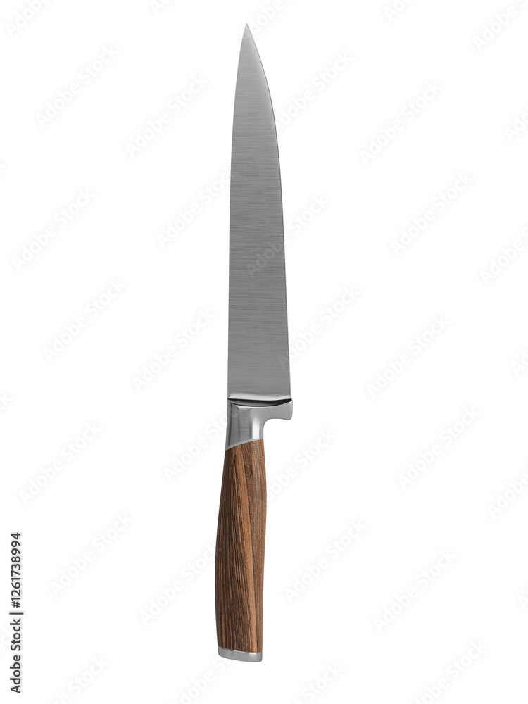 High-Quality Kitchen Chef Knife isolated on white background High-Quality Kitchen Chef Knife isolated on white background