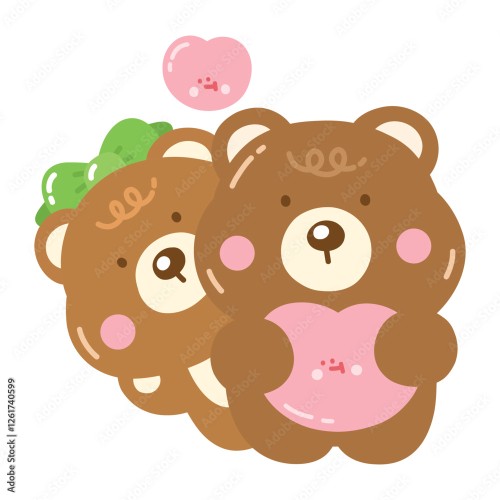 Cute Bear in Love
