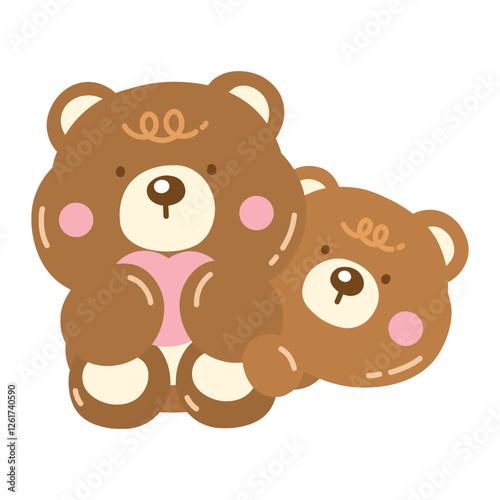 Cute Bear in Love