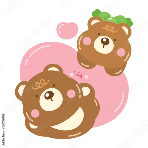 Cute Bear in Love