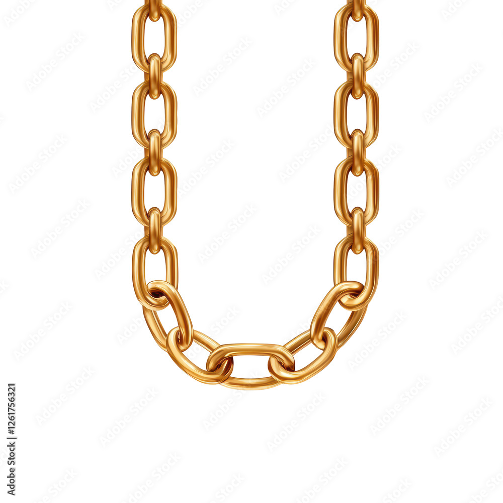 Obraz premium Gold Chain Necklace